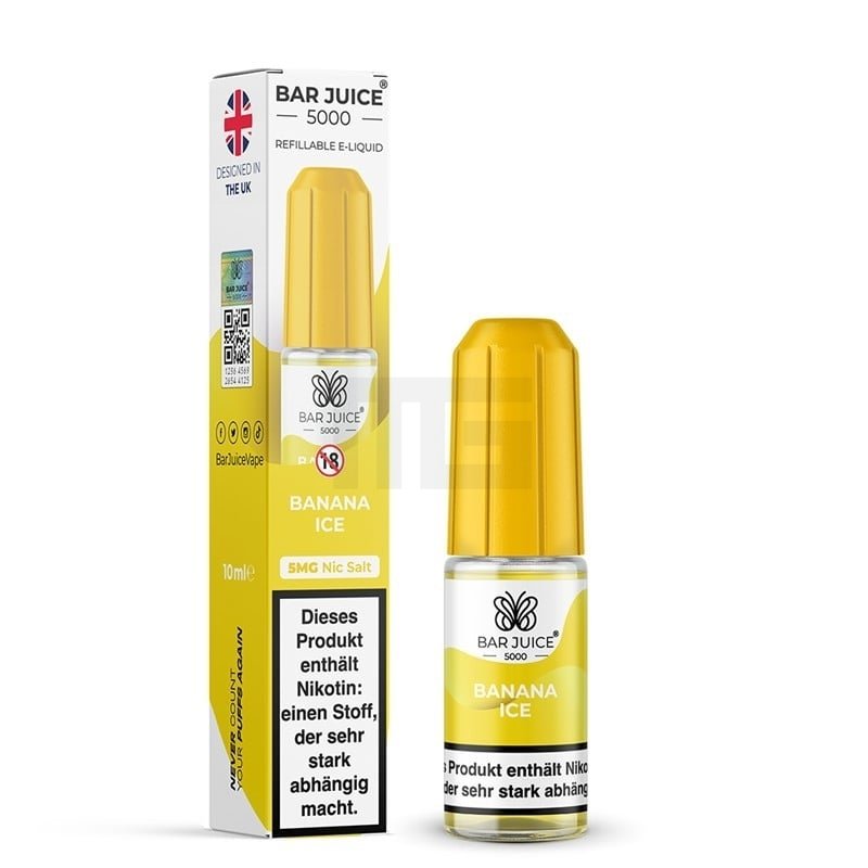 Bar Juice 5000 - Nikotinsalz - 10ml - 5mg - Banana Ice