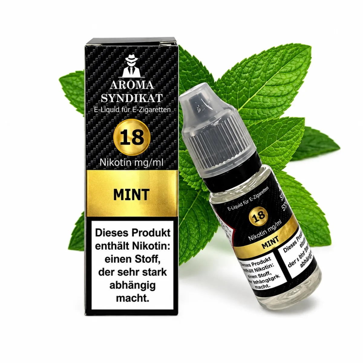Aroma Syndikat - Nikotinsalz-Liquids - 10ml - Mint - 18mg