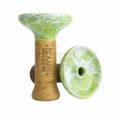 oblako-shisha-phunnel-kopf-green-white Shisha-Kopf-Phunnel-Oblako-M-Glazed-Marble-Green-White-freshisha-store