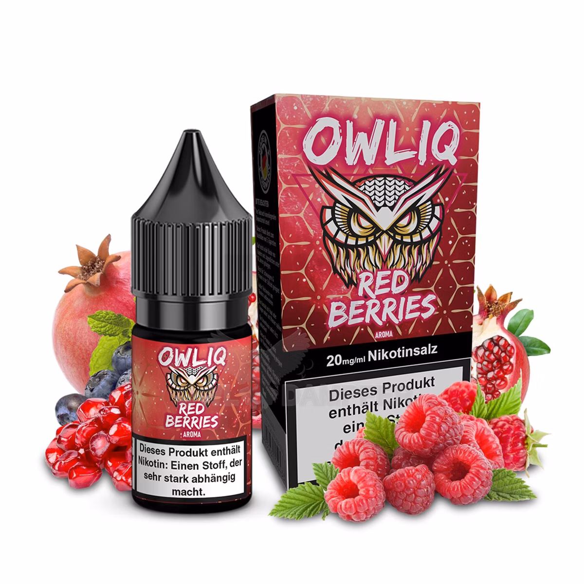 OWLIQ - Red Berries - Nikotinsalz Liquid - 10ml - 20mg OWLIQ - Red Berries - Nikotinsalz Liquid - 10ml - 20mg