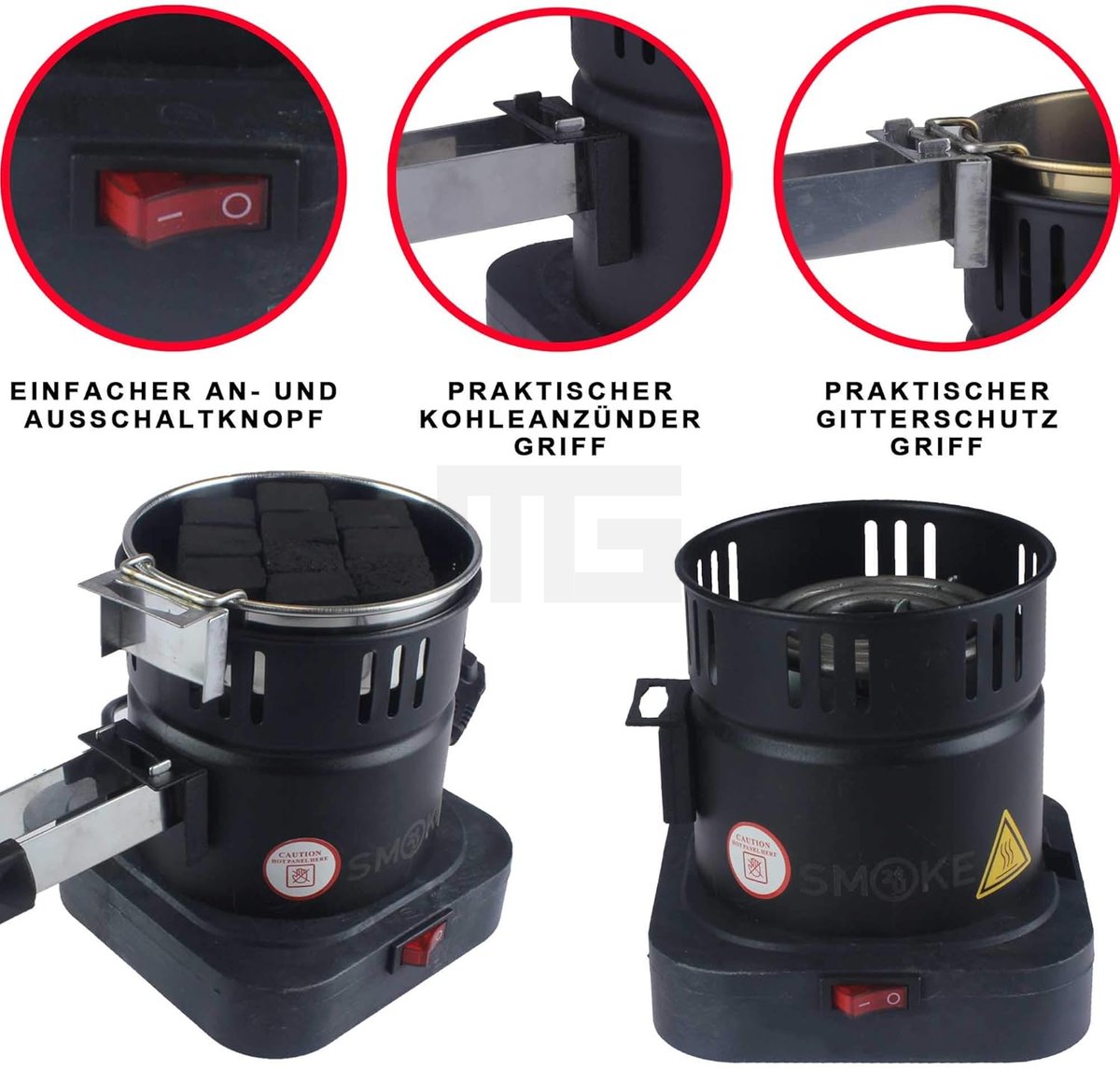 715jeqOrlpL-_AC_SL1500_ Smoke2u - Kohleanzünder - Whirlpool - 600W