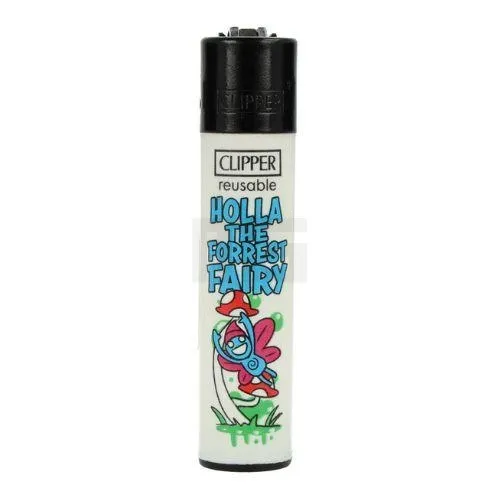 Clipper - Feuerzeug - Denglish 7 3v4 HOLLA THE FOREST FAIRY - wiederverwendbar