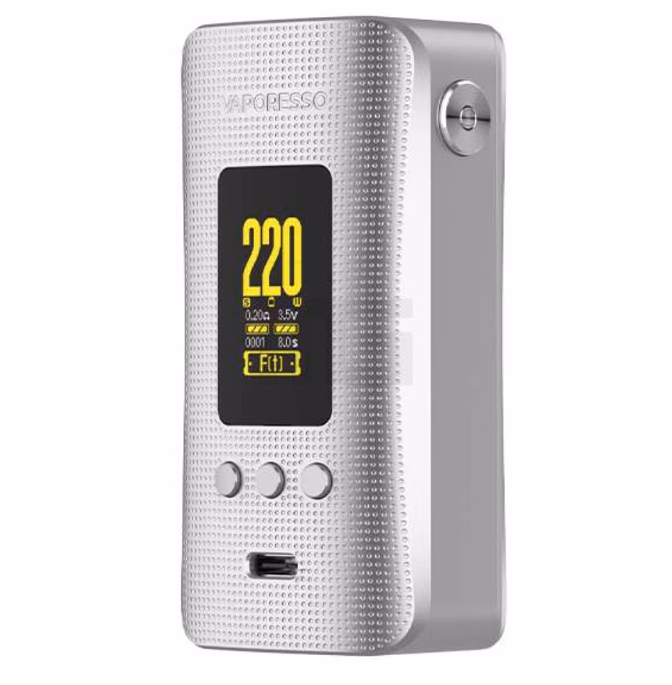 vaporesso-gen-200-mod-akkutraeger-silber Vaporesso - GEN 200 - Mod Akkuträger - Neue Version Silber