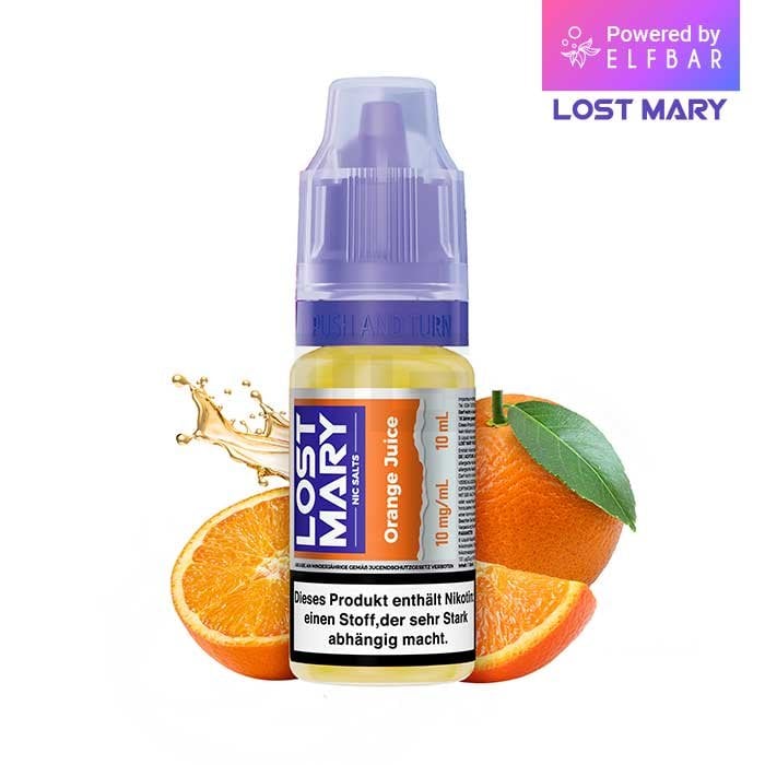 Lost Mary Nikotinsalz-Liquid - Orange Juice | Nikotinsalz-Stärke : 10mg