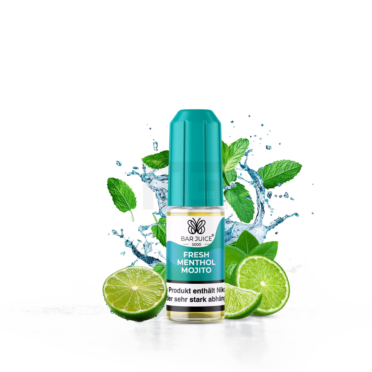 Bar Juice - 5000 - Fresh Menthol Mojito | Inhalt : 10ml | Nikotinsalz-Stärke : 10mg | Paketgröße : 1er Packung