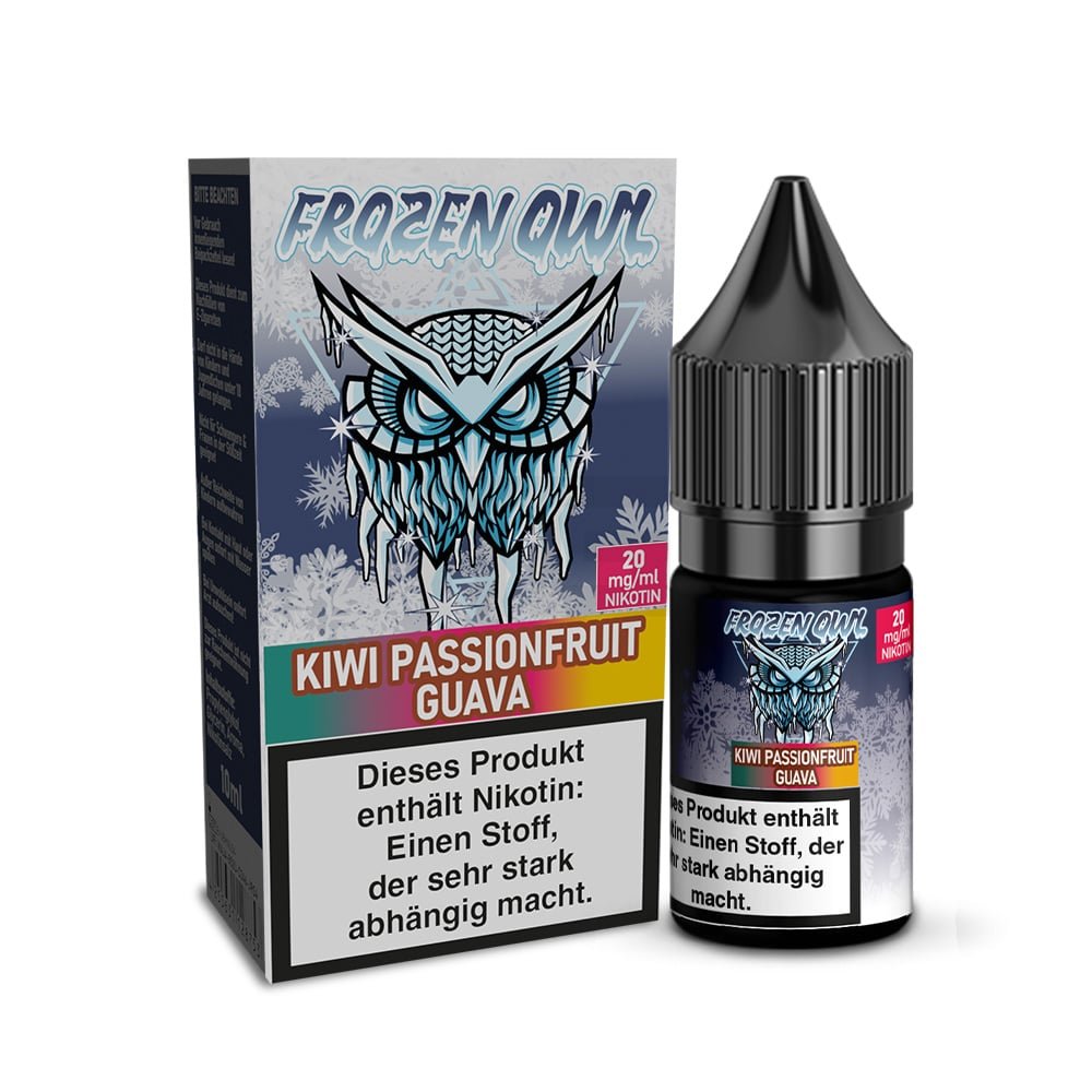 Frozen OWL - Nikotinsalz Liquid - 10ml - Kiwi Passionfruit Guava - 10ml - 20mg
