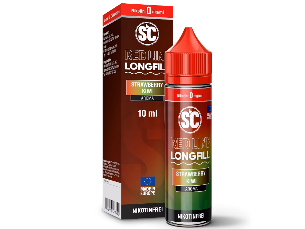 SC Red Line - Aroma - 10ml - Strawberry Kiwi | Inhalt : 10ml | Nikotinstärke : 0mg | Paketgröße : 1er Packung