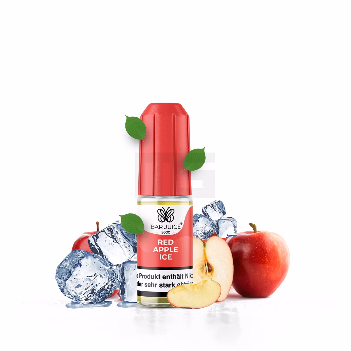 Bar Juice - 5000 - Red Apple Ice | Inhalt : 10ml | Nikotinsalz-Stärke : 10mg | Paketgröße : 1er Packung