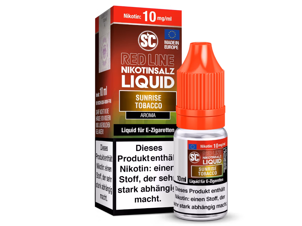 SC Red Line - Nikotinsalzliquid - 10ml - 10mg - Sunrise Tobacco