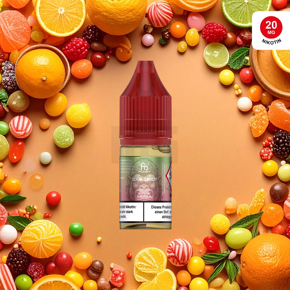 RandM - Tornado - Nikotinsalz-Liquid - 10ml - Sour Candy 20mg RandM - Tornado - Nikotinsalz-Liquid - 10ml - Sour Candy 20mg