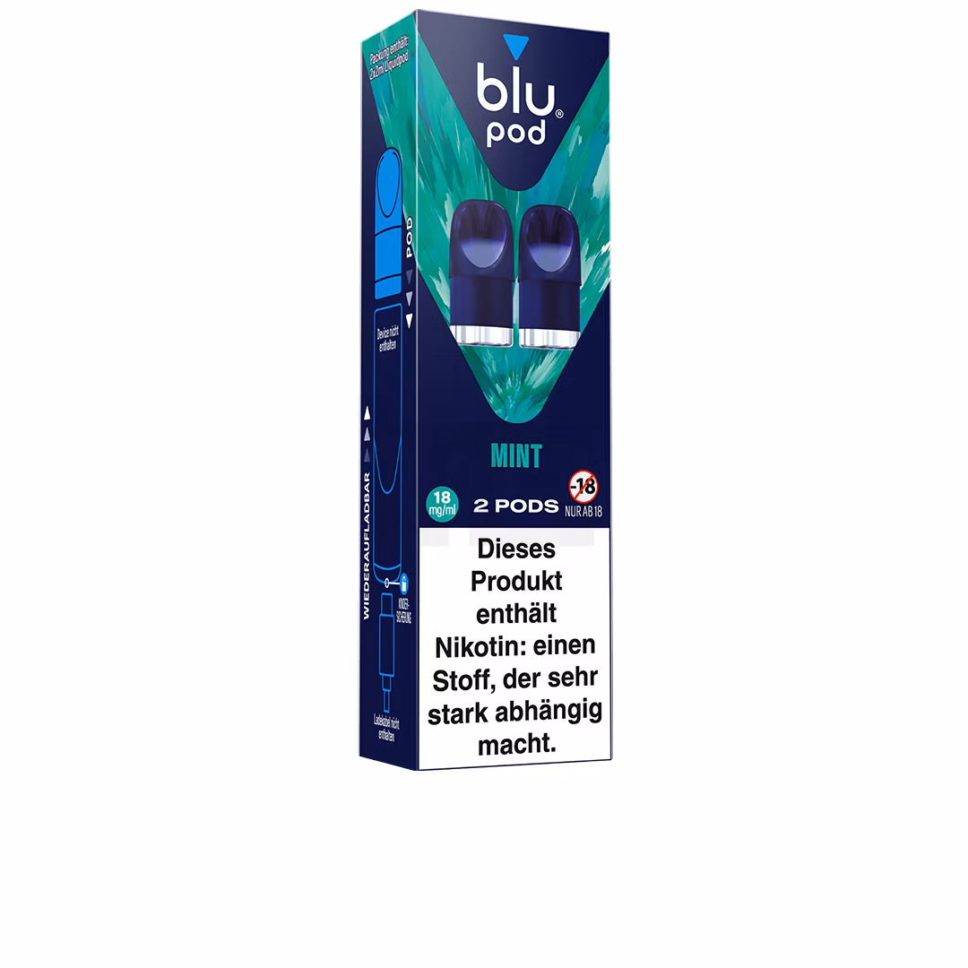 Blu Bar - Prefilled Pods - Mint | Nikotinsalz-Stärke : 18mg