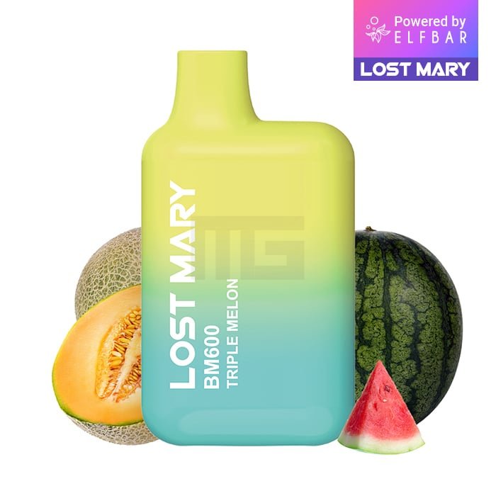 Lost Mary - BM600 - Einweg E-Zigarette - Triple Melon - 20mg - 1er Packung Lost Mary - BM600 - Einweg E-Zigarette - Triple Melon - 20mg - 1er Packung