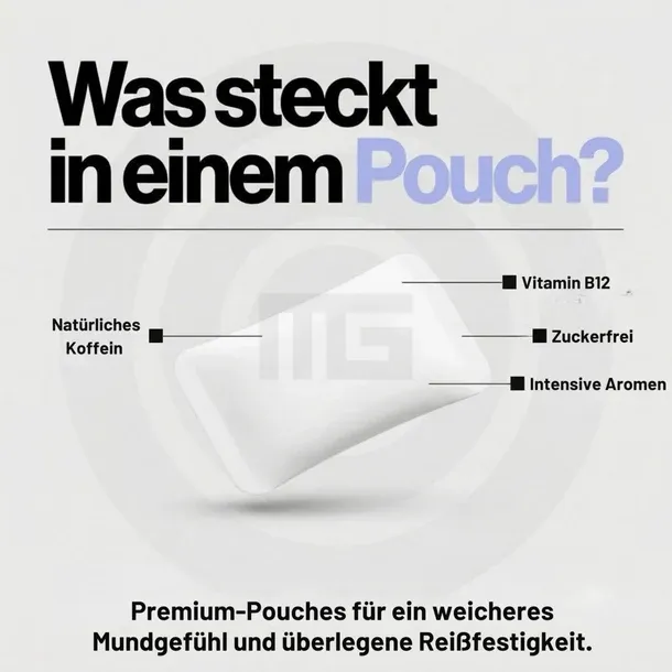 FGN - Tunnelblick - Focus - Koffein Pouches - Blueberry - 75mg FGN - Tunnelblick - Focus - Koffein Pouches - Blueberry - 75mg