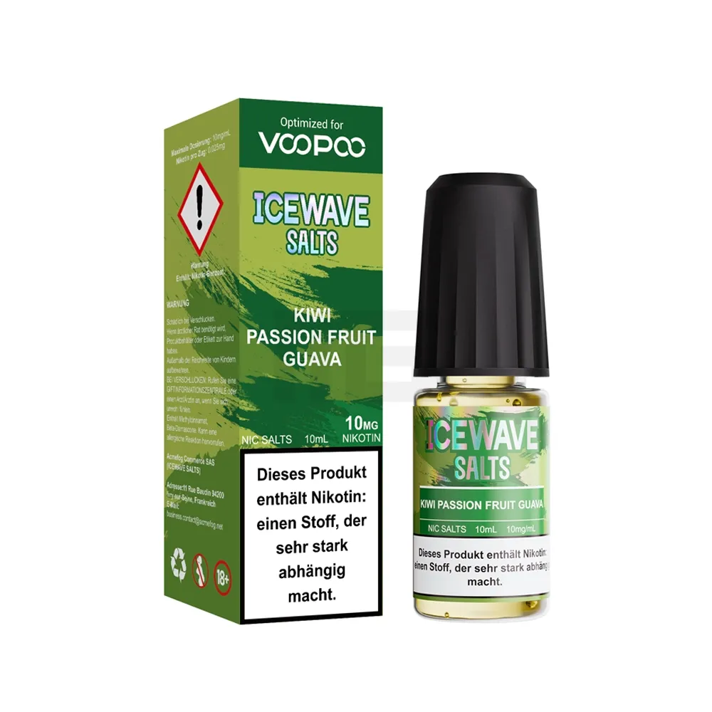 Icewave - Salts - Nikotinsalz-Liquid - Kiwi Passion Fruit Guava - 10ml - 10mg