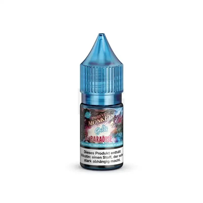 Twelve Monkeys Nikotinsalz-Liquid Iced Paradise 10ml 20mg Twelve Monkeys Nikotinsalz-Liquid Iced Paradise 10ml 20mg