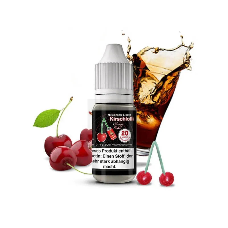 Kirschlolli - Cherry Cola - Nikotinsalz Liquid - 10ml - 20mg Kirschlolli - Cherry Cola - Nikotinsalz Liquid - 10ml - 20mg