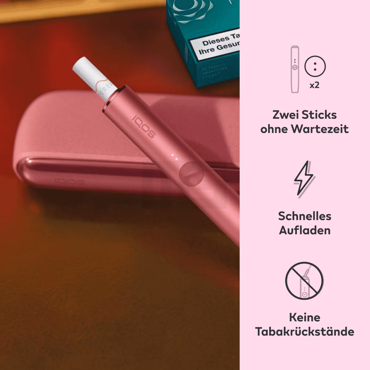 IQOS - ILUMA - Kit - Sunset Red