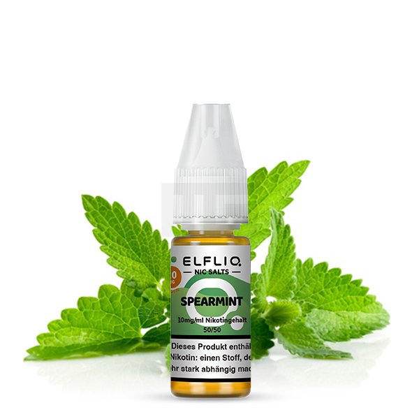 Elfbar - ElfLiq - 10ml - Spearmint | Nikotinsalz-Stärke : 10mg Elfbar - ElfLiq - 10ml - Spearmint | Nikotinsalz-Stärke : 10mg