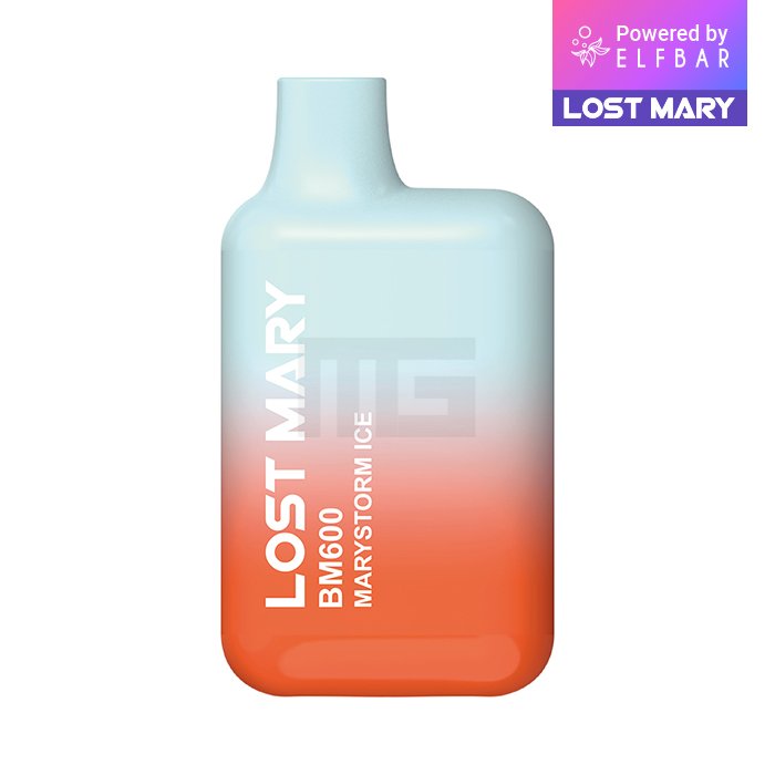 Lost Mary - BM600 - Einweg E-Zigarette - Marystorm Ice - 20mg - 1er Packung Lost Mary - BM600 - Einweg E-Zigarette - Marystorm Ice - 20mg - 1er Packung