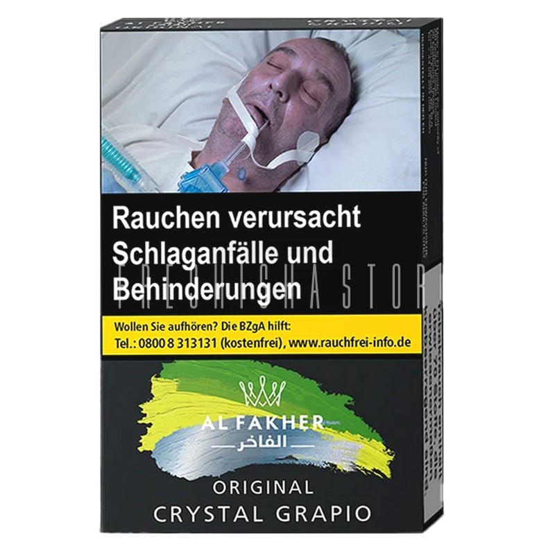 al-fakher-crystal-grapio-25g-shisha-tabak Al Fakher Tobacco - Crystal Grapio - 25g