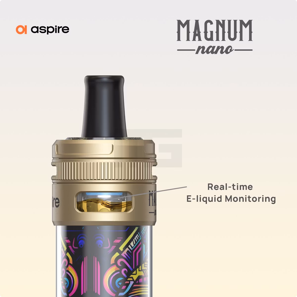 Aspire - Magnum Nano - Pod Kit - Black & Akira | Paketgröße : 1er Packung