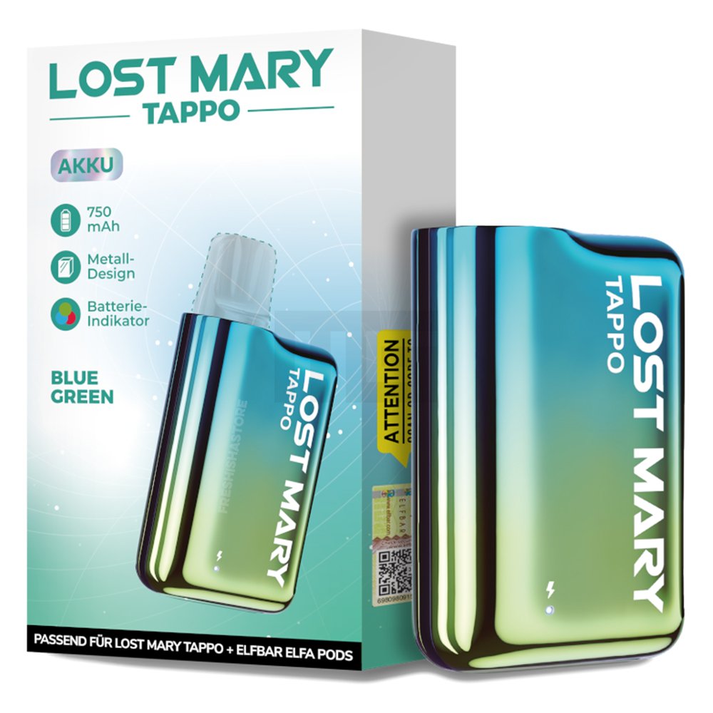 Lost Mary - Tappo - Basisgerät - E-Zigarette - Blau - Grün
