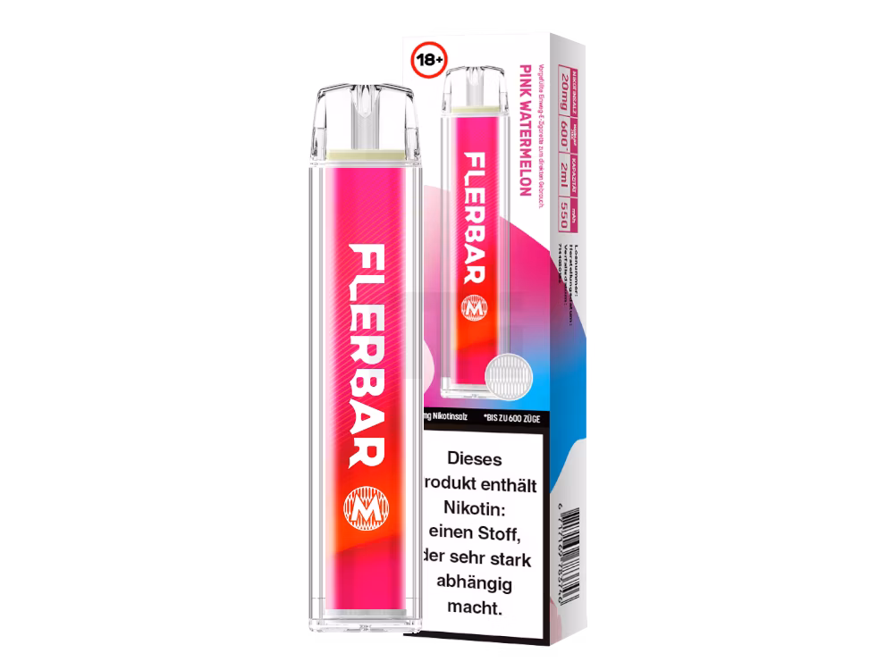 Flerbar - Einweg E-Zigarette - CP - Pink Watermelon