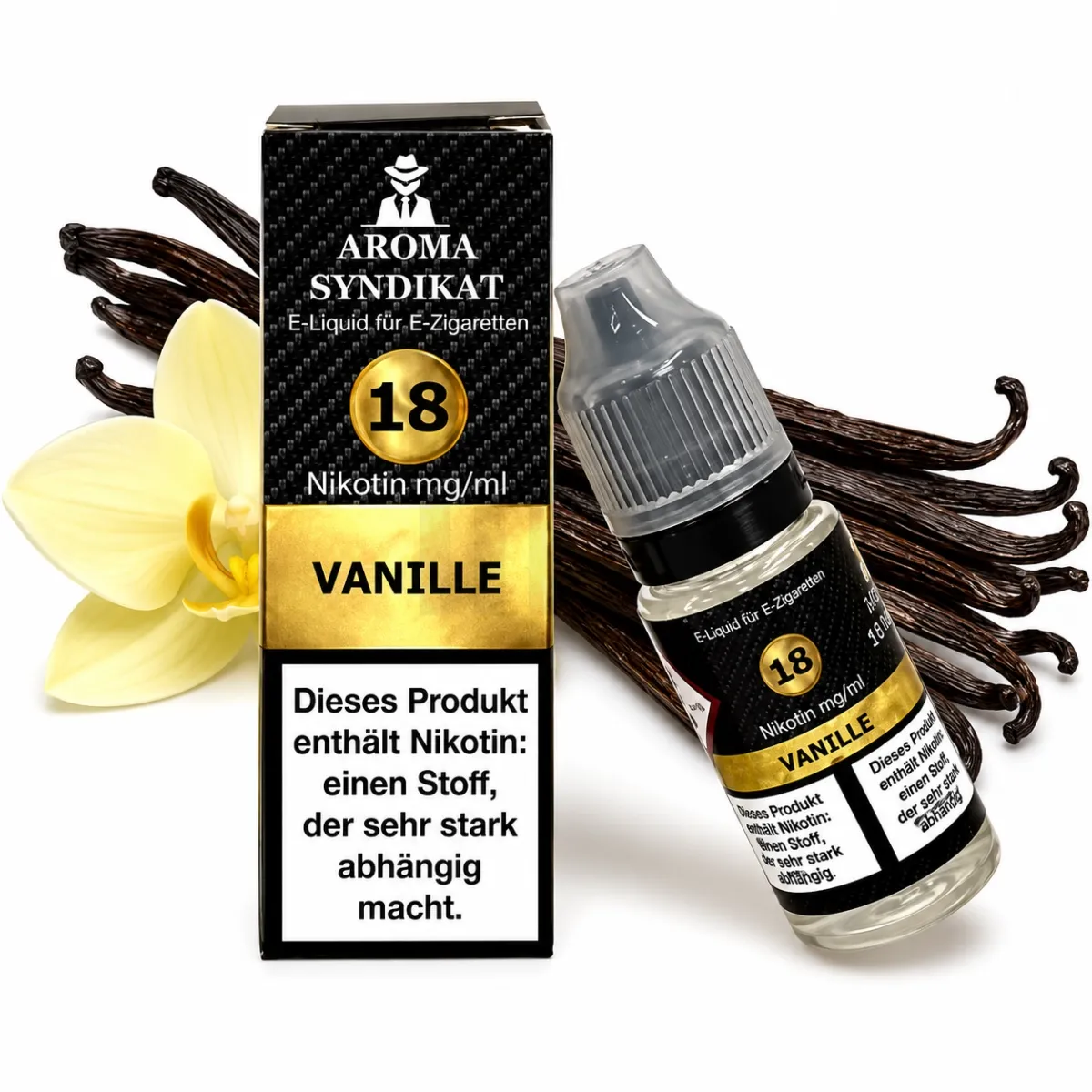 Aroma Syndikat - Nikotinsalz-Liquids - 10ml - Vanille - 18mg