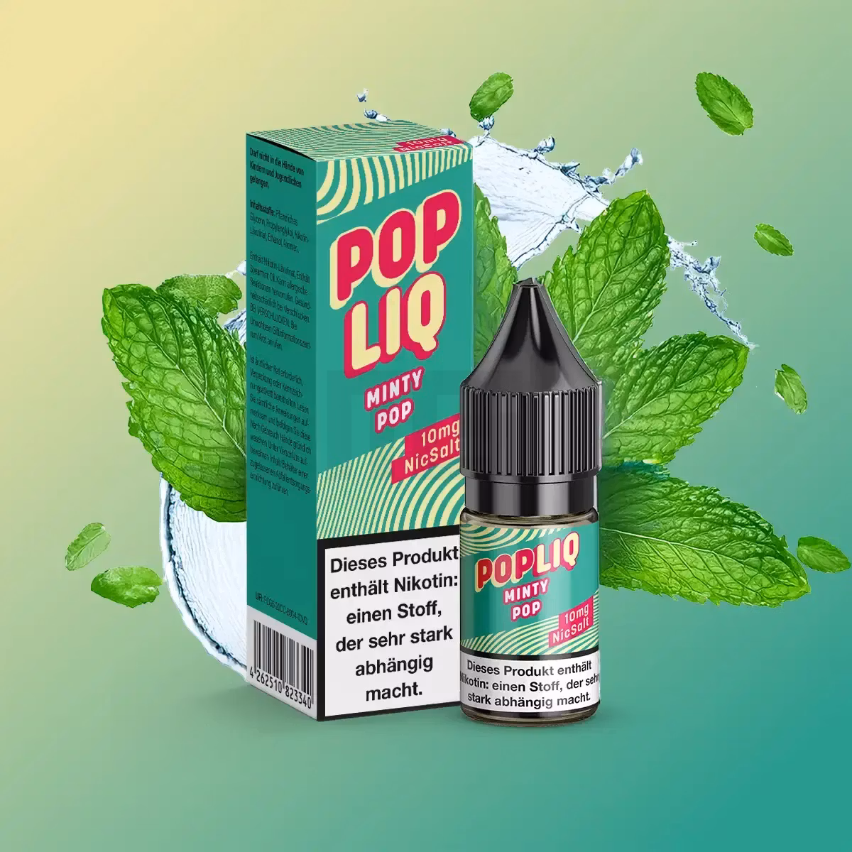 PopLiq Nikotinsalz-Liquid Minty Pop 10ml 10mg