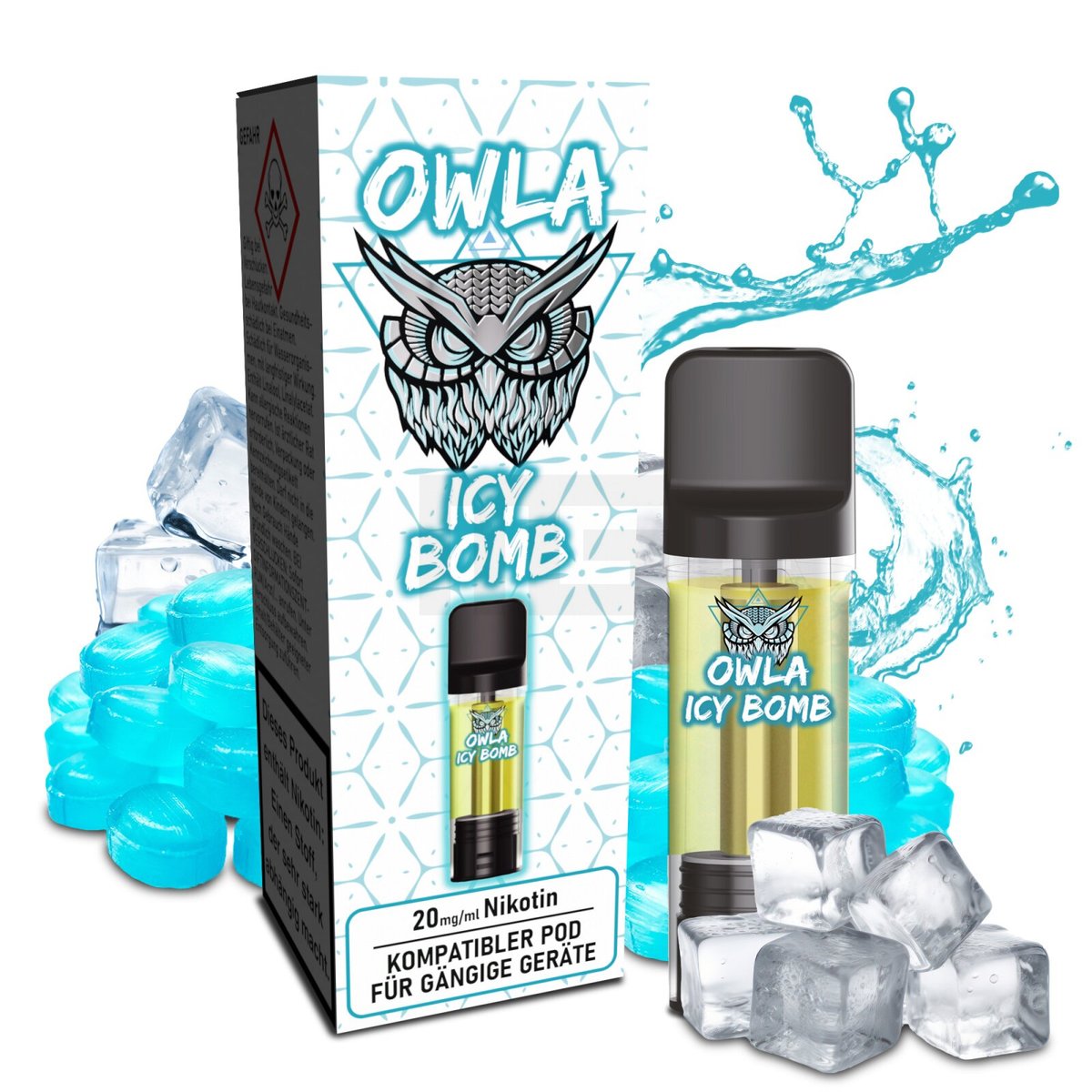 OWLA - Prefilled Pod - Icy Bomb - 2ml - 20mg