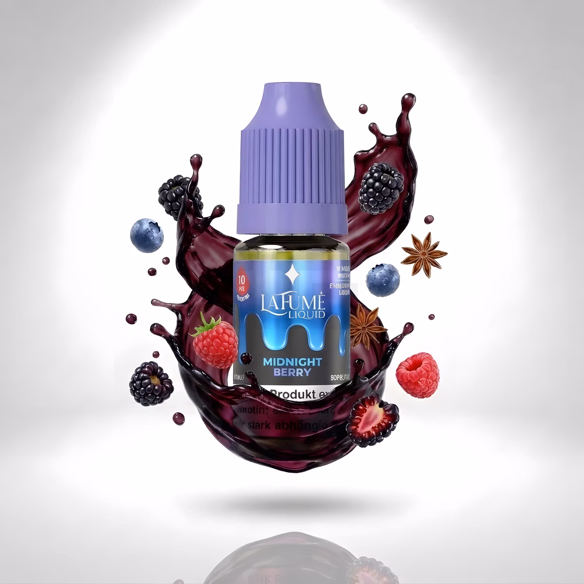 La Fume - Nikotinsalz-Liquid - Midnight Berry - 10ml - 10mg La Fume - Nikotinsalz-Liquid - Midnight Berry - 10ml - 10mg