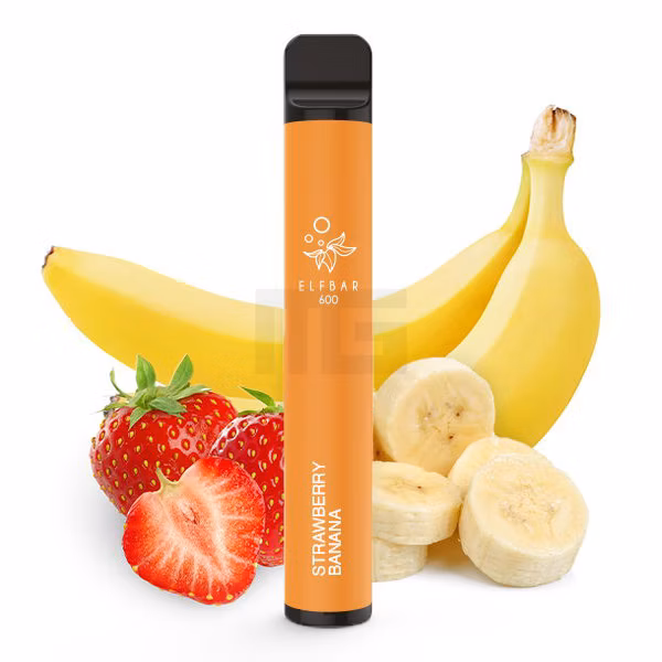elfbar-strawberry-banana-einweg-e-zigarette-fs Elf Bar 600 - Strawberry Banana