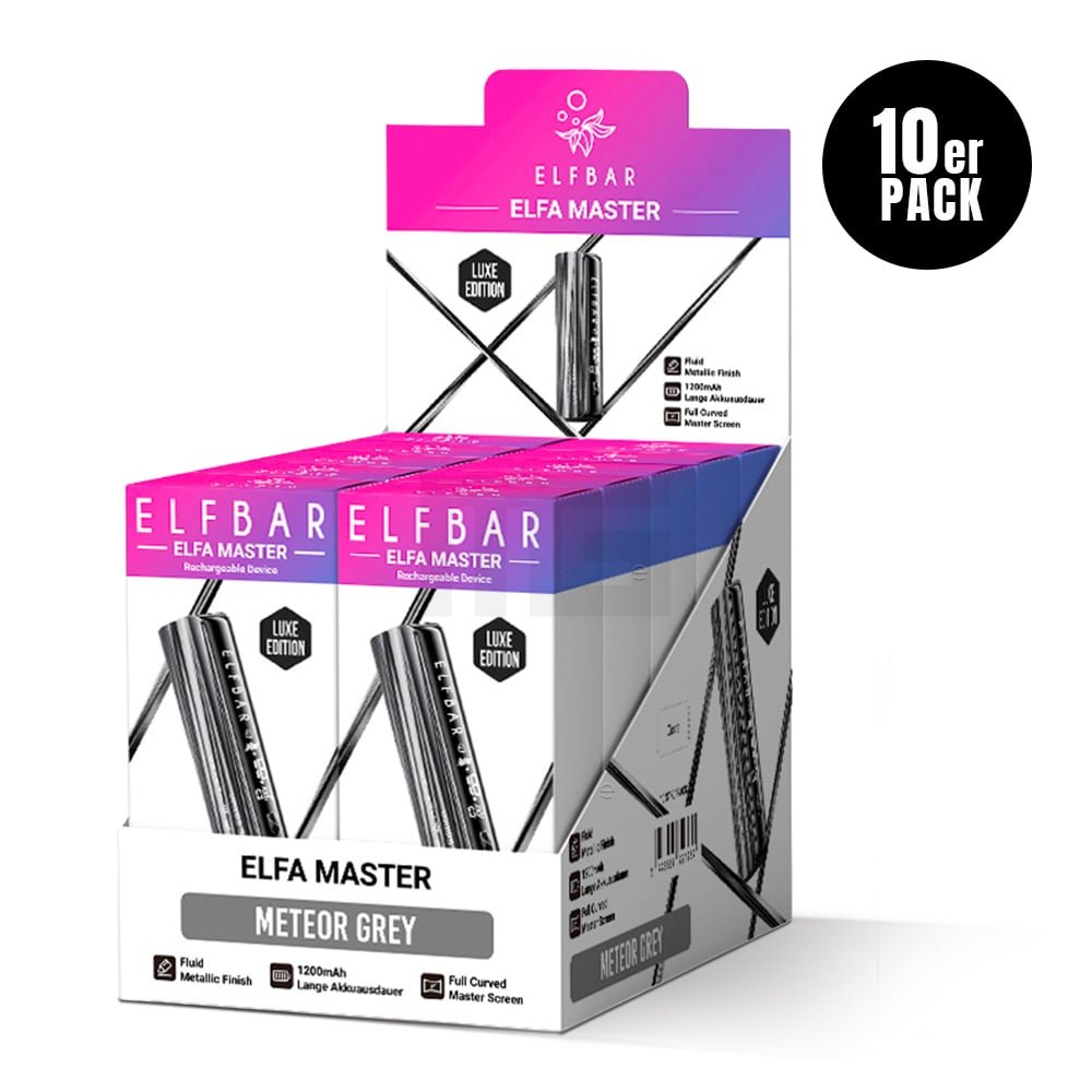 Elfbar - ELFA MASTER - Basisgerät - Meteor Grey (LUXE Edition)