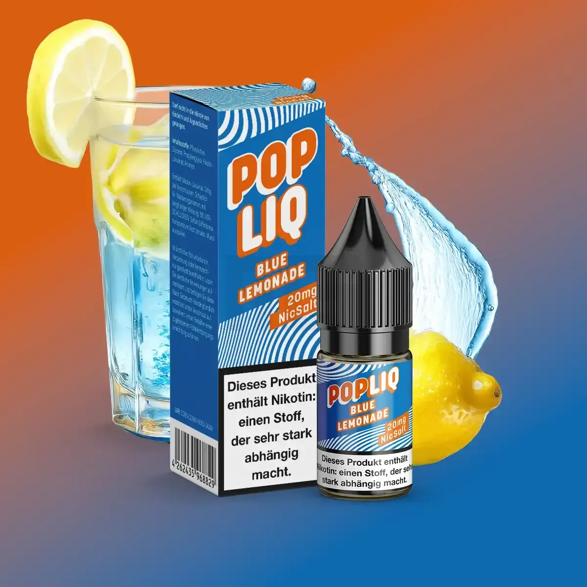 PopLiq Nikotinsalz-Liquid Blue Lemonade 10ml 20mg PopLiq Nikotinsalz-Liquid Blue Lemonade 10ml 20mg