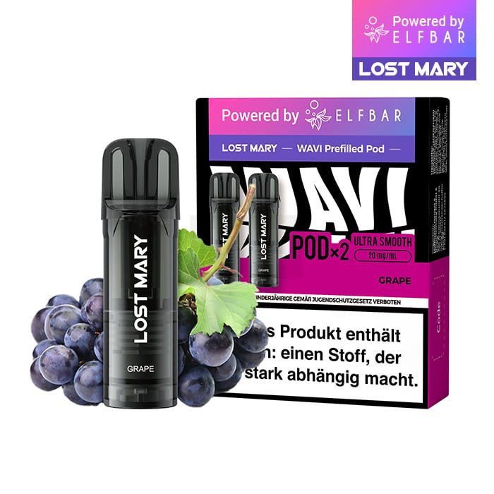Lost Mary - Wavi - Prefilled Pods - Grape - 20mg Lost Mary - Wavi - Prefilled Pods - Grape - 20mg