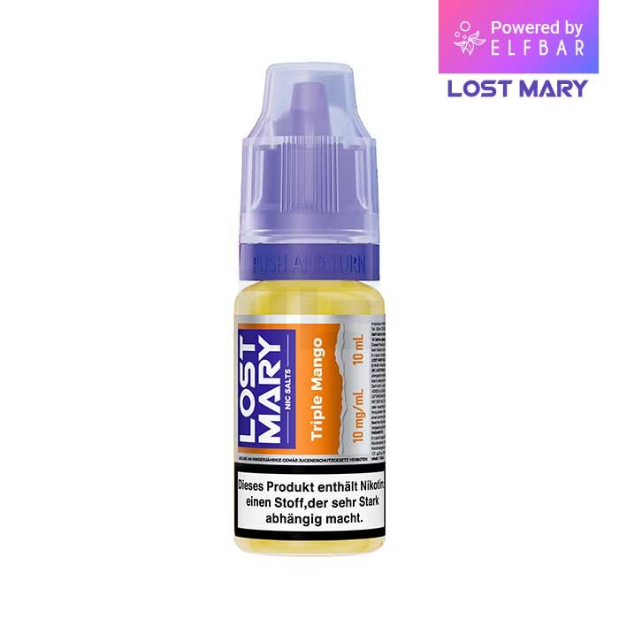 Lost Mary Nikotinsalz-Liquid - Triple Mango | Nikotinsalz-Stärke : 10mg