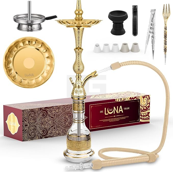 Luna Hookah - Tradi Shisha - Komplettset - Clear
