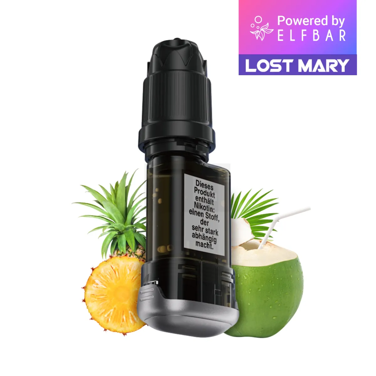 Lost Mary - Nera Max - Nachfüllbehälter - Pineapple Coconut Lost Mary - Nera Max - Nachfüllbehälter - Pineapple Coconut
