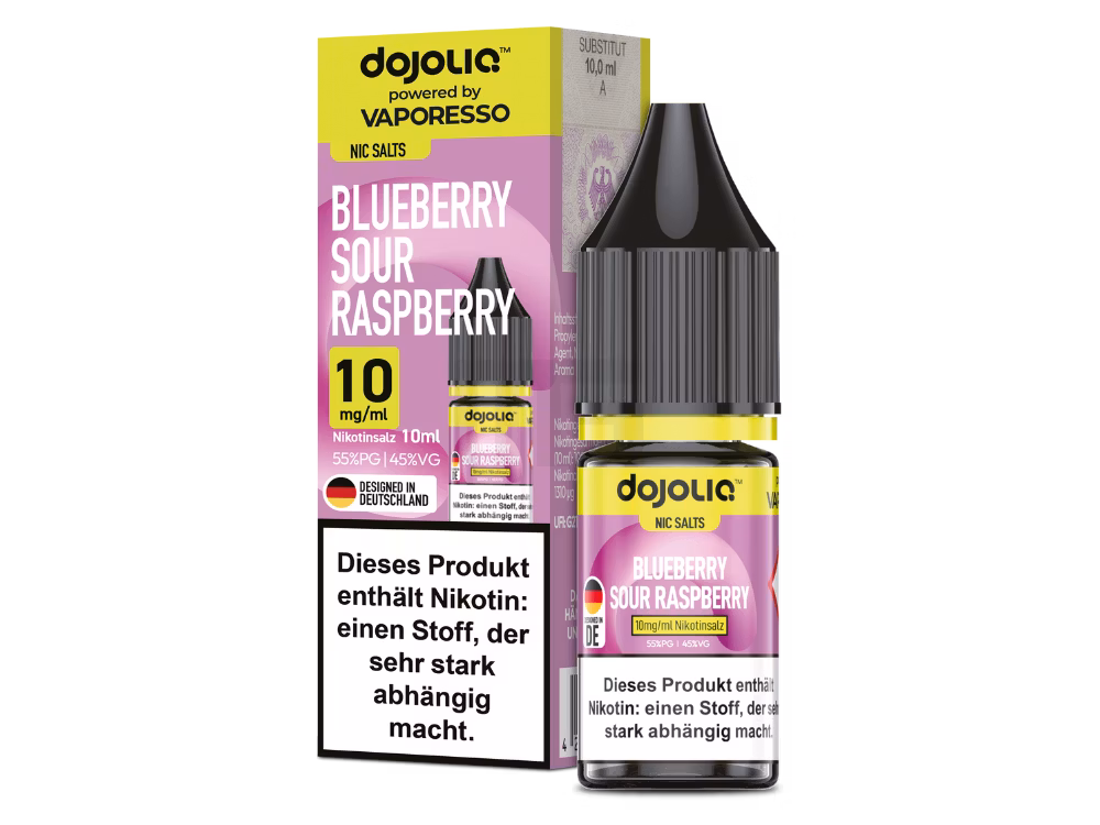 Vaporesso - Dojo - Nikotinsalz-Liquid - 10ml - Blueberry Sour Raspberry - 10mg