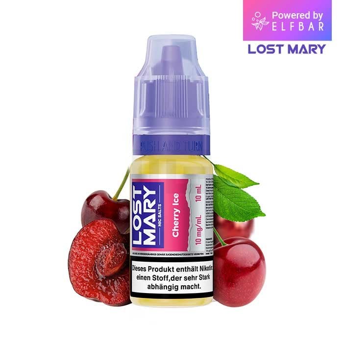 Lost Mary Nikotinsalz-Liquid - Cherry Ice | Nikotinsalz-Stärke : 10mg