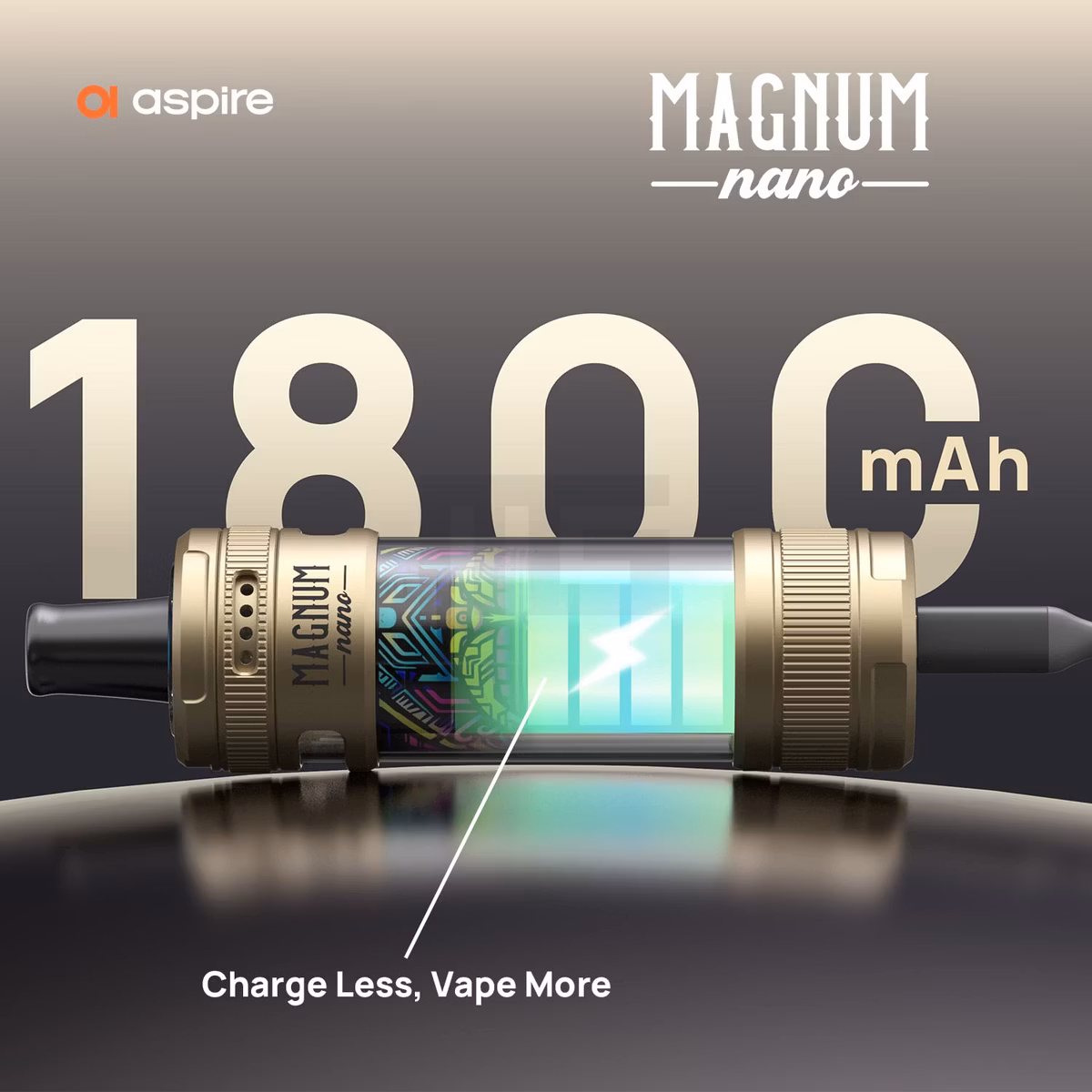 Aspire - Magnum Nano - Pod Kit - Black & Akira | Paketgröße : 1er Packung