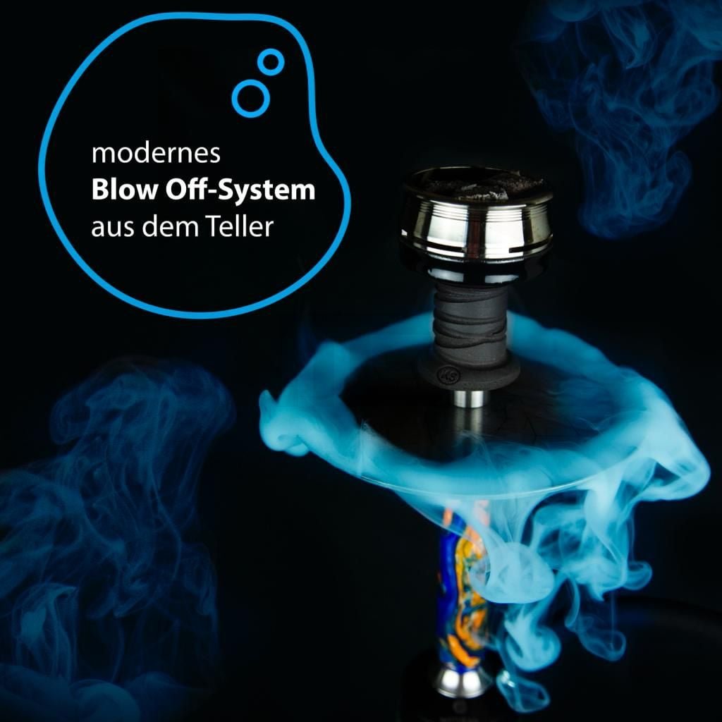 Mayukah-Hokkah-6 Mayukah Hookah Türkis / Gelb / Blau