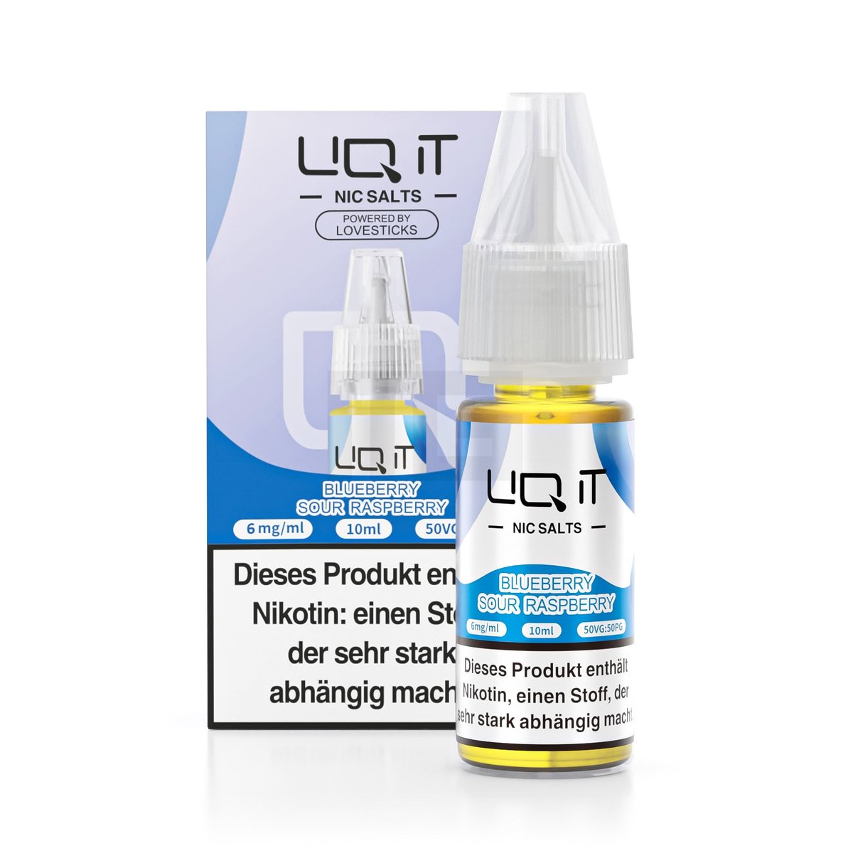 LIQ IT - Nikotinsalz-Liquid - 10ml - Blueberry Sour Raspberry - 6mg