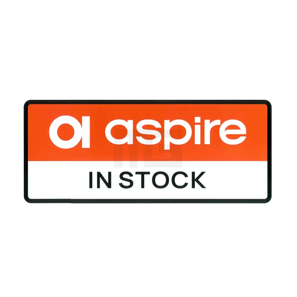 Aspire - Aufkleber - In Stock - 35x15cm