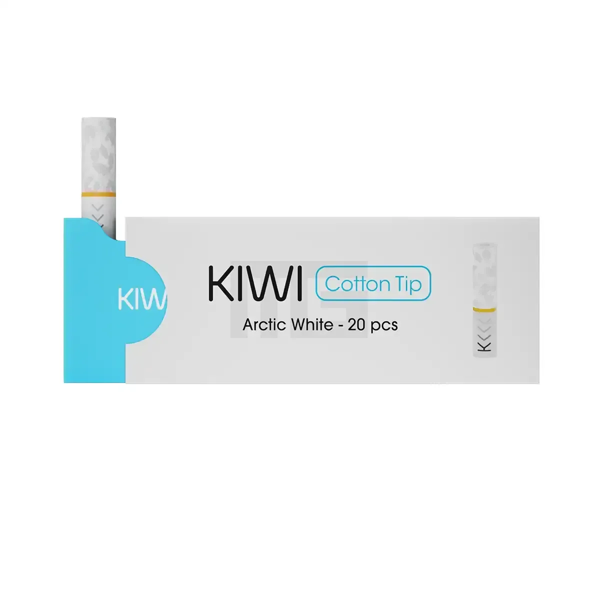KIWI Cotton Filter Tips Arctic White 20 Stk. KIWI Cotton Filter Tips Arctic White 20 Stk.