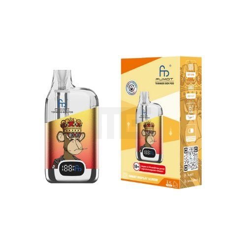 RandM - Tornado Box - 12000 - Pod Kit - Yellow Red RandM - Tornado Box - 12000 - Pod Kit - Yellow Red