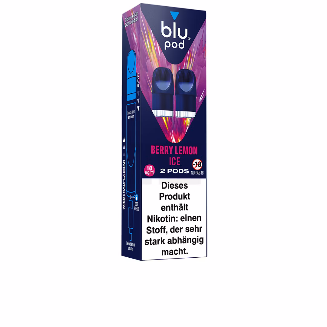 Blu Bar - Prefilled Pods - Berry Lemon Ice | Nikotinsalz-Stärke : 18mg