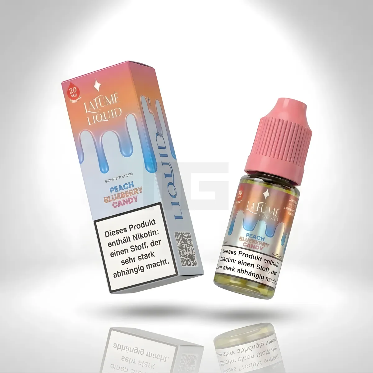 La Fume - Nikotinsalz-Liquid - Peach Blueberry Candy - 10ml - 20mg