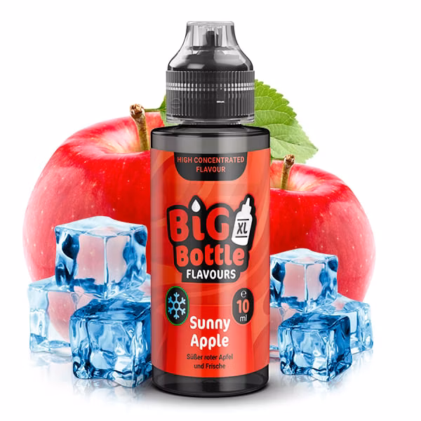 Big Bottle - Aroma - 10ml - Sunny Apple | Inhalt : 10ml | Nikotinstärke : 0mg | Paketgröße : 1er Packung