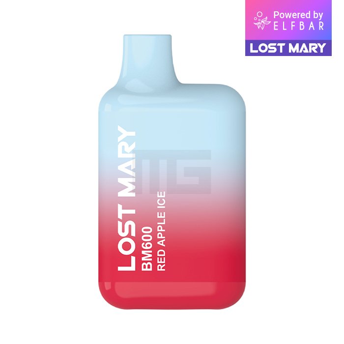 Lost Mary - BM600 - Einweg E-Zigarette - Red Apple Ice - 20mg - 1er Packung Lost Mary - BM600 - Einweg E-Zigarette - Red Apple Ice - 20mg - 1er Packung